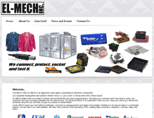 Tablet Screenshot of el-mech.com
